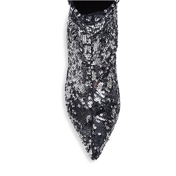 Authentic Valentino- Boots Sequin Liquid Metal Glo - Picture 8 of 12